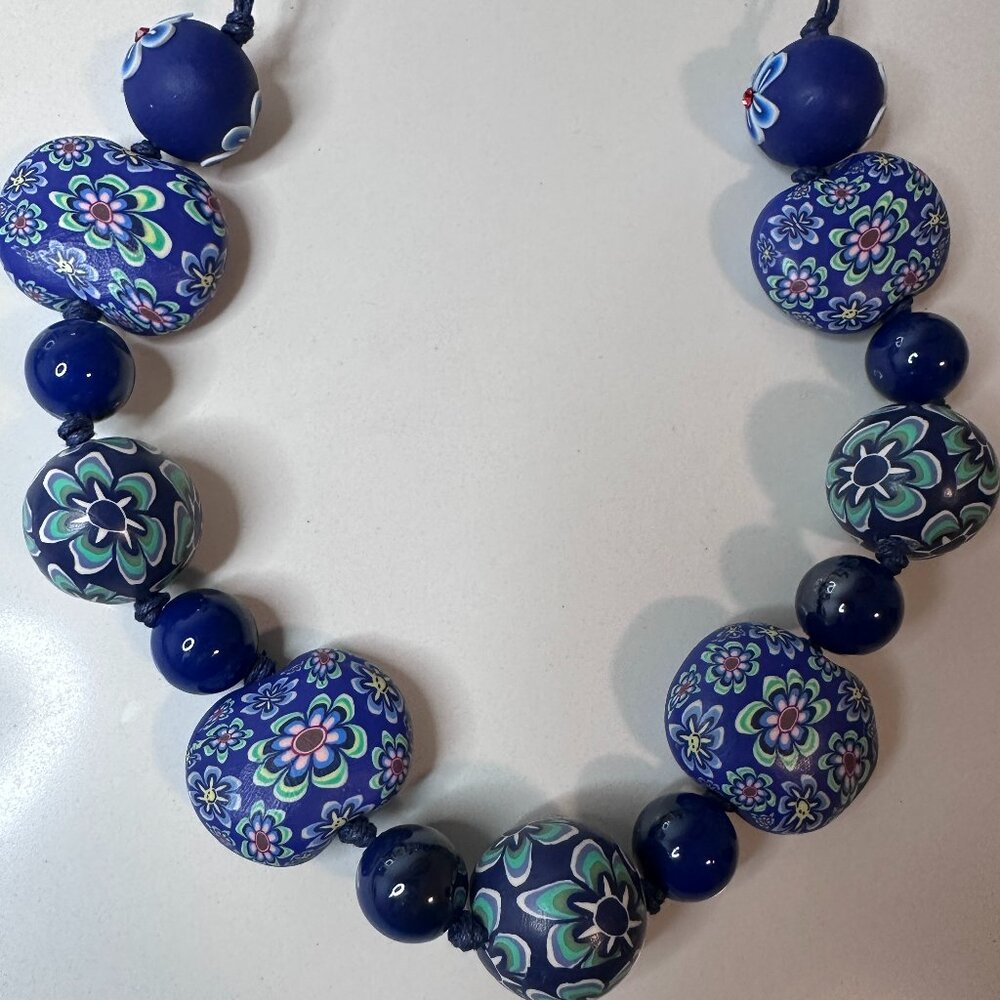 Italian Artisan Beaded Necklace – Unique & Creative Piece ✨
